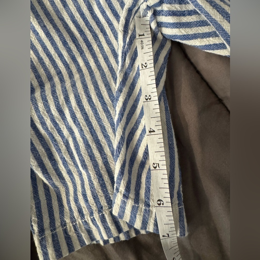 Mini Boden Blue & White Boys Seersucker Shorts w Adjustable Waist Size 10 Years - Picture 8 of 8